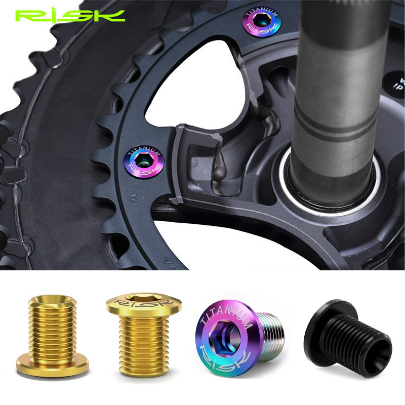 Bicycle Chain - RISK Titanium bicycle chainring bolt Road