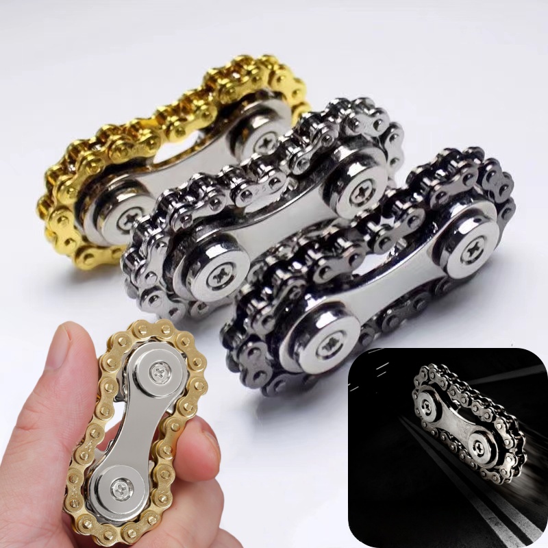 Chain Sprocket Set - Sprockets Flywheel Fingertip Gyro Fidget Spinner