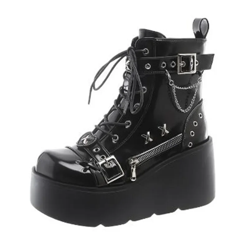 Designers Women Platform Gothi - Motorcycle Chain review and price