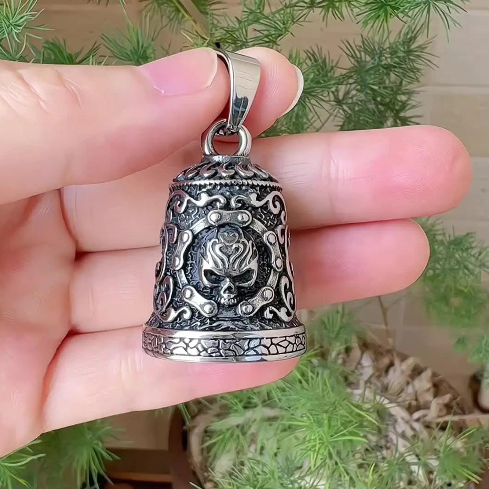 Skull Bell Charm Motorcycle Be - Motorcycle Chain review and price