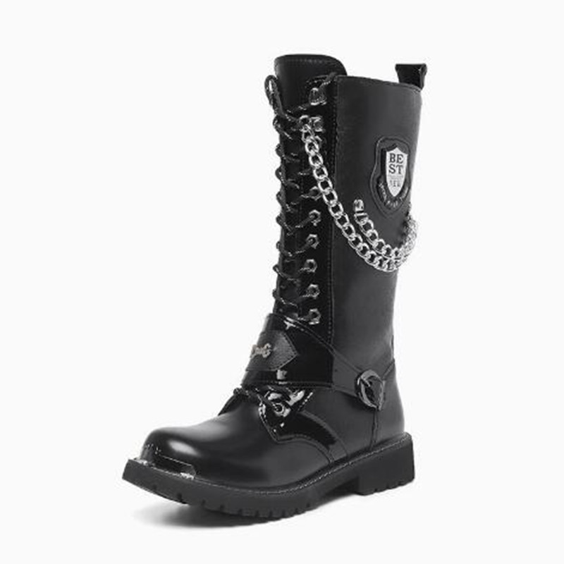 Luxury Men Motorcycle Boots Mi - Motorcycle Chain review and price